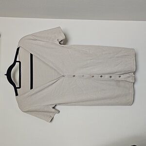 Zara size 4 button up t shirt